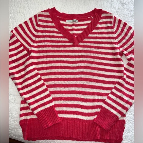 Maurices Sweaters - Maurice’s large striped pink sweater